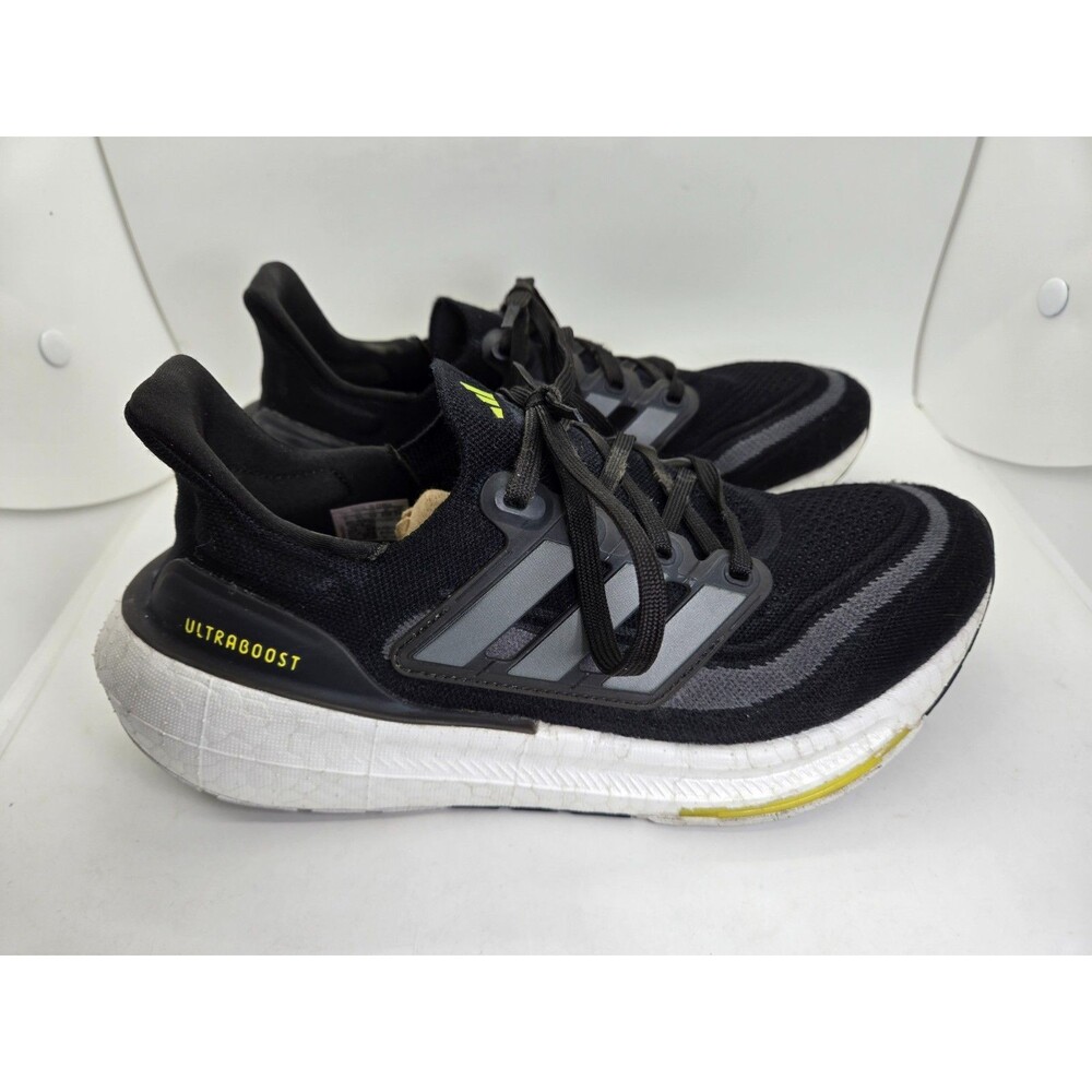 Adidas UltraBoost Light Shoes Women's 8 Core Black Running Athletic Gym Sneakers